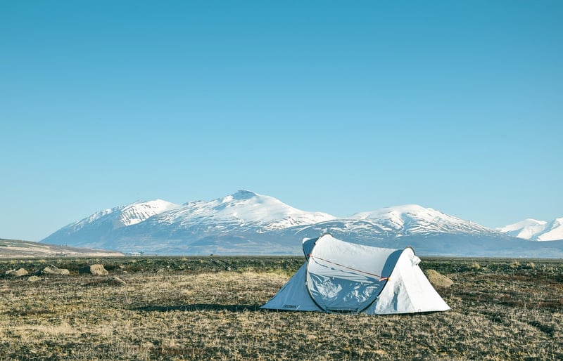 Camping Tent in Nature